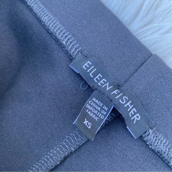 Eileen Fisher gray stretchy lounge dress pants XS - Picture 2 of 6